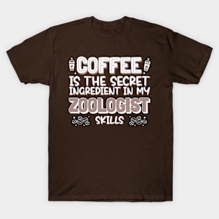 Coffee lover Zoologist T-Shirt